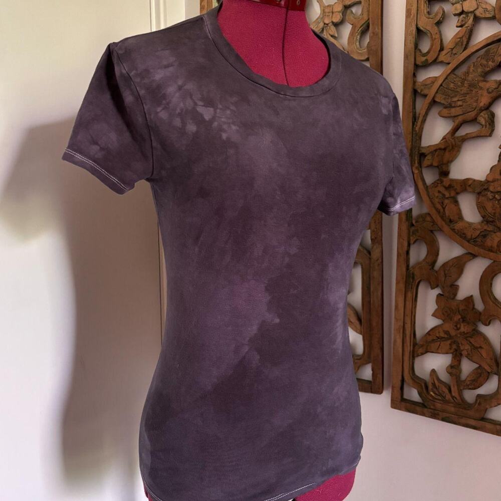 Abercrombie & Fitch Tie Dye Tee Womens M Purple Y2K